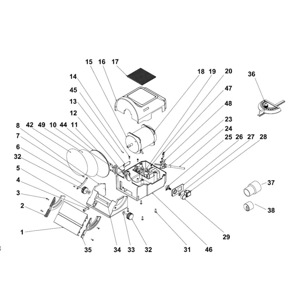Proxxon 27060.19-piesa de schimb placa electronica