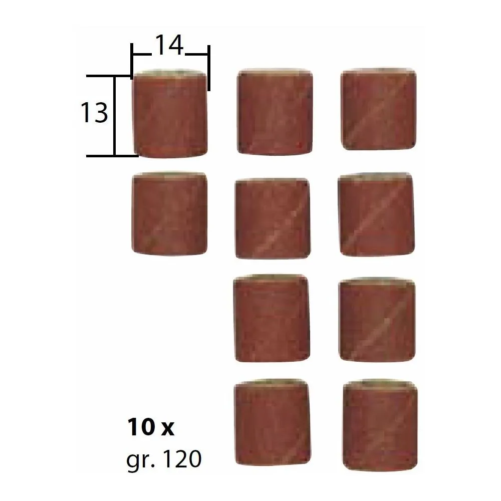 Set 10 tamburi din corindon pentru slefuire 14mm g