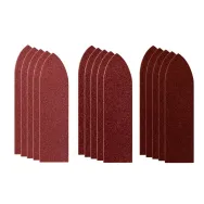 Set 15 hartii velctro triunghiulare 87x32 mm granu