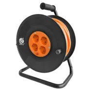 Prelungitor cu tambur 3x1.5mm² - 4 prize / 15m