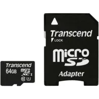 Microsd transcend sdxc 64gb (clasa 10) uhs-i 300x ts64gusdu1 Transcend - 1