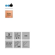 Freza cu 3 caneluri datron 00685906 6.0x12.0x6.0mm