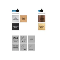 Freza cu 2 caneluri datron 0068412 2.0x2.0x6.0mm
