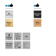Freza cu 2 caneluri datron 0068870k10.0x17x10.0mm