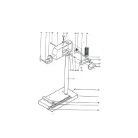 Proxxon 28606.16-piesa de schimbsuport spate