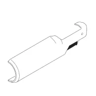 Proxxon 28690.02-piesa de schimb carcasa stanga