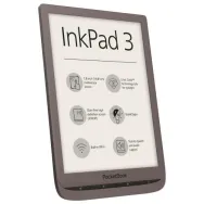 Pocketbook inkpad 3 dark brown - ebook reader premium cu ecran tactil capacitiv (multisenzor) de 7.8