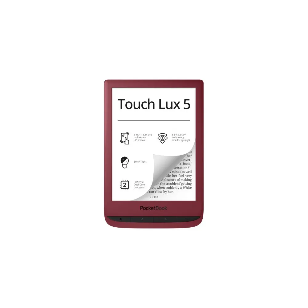 Pocketbook touch lux 5 ruby red