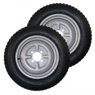 Roata de cauciuc 4.00-12 pentru remorca rotakt