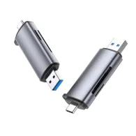 Ugreen 50706 cititoare de carduri USB Micro-USB Argint