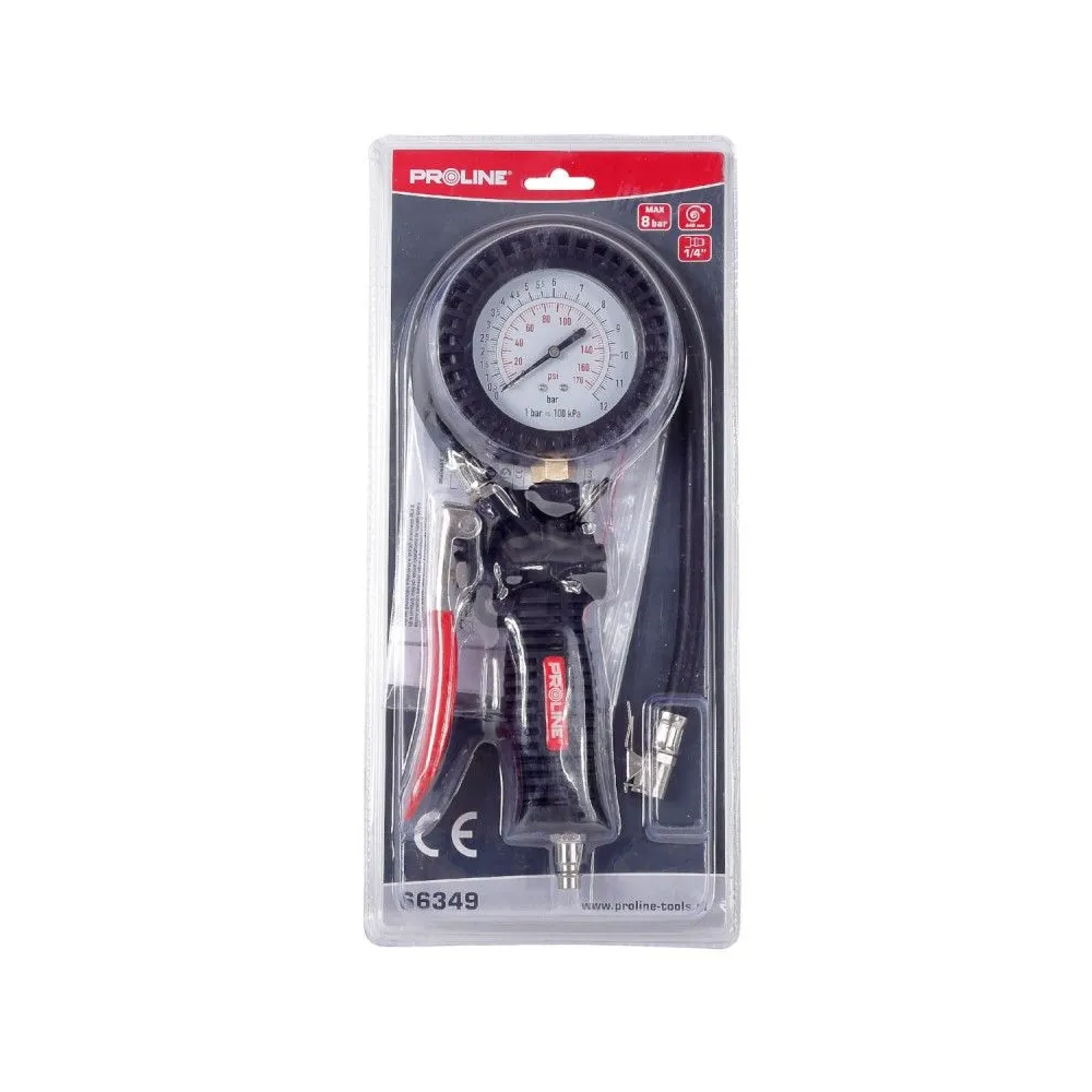 Pistol pentru umflat cu manometru premium