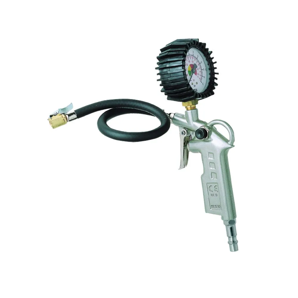 Pistol pentru umflat cu manometru