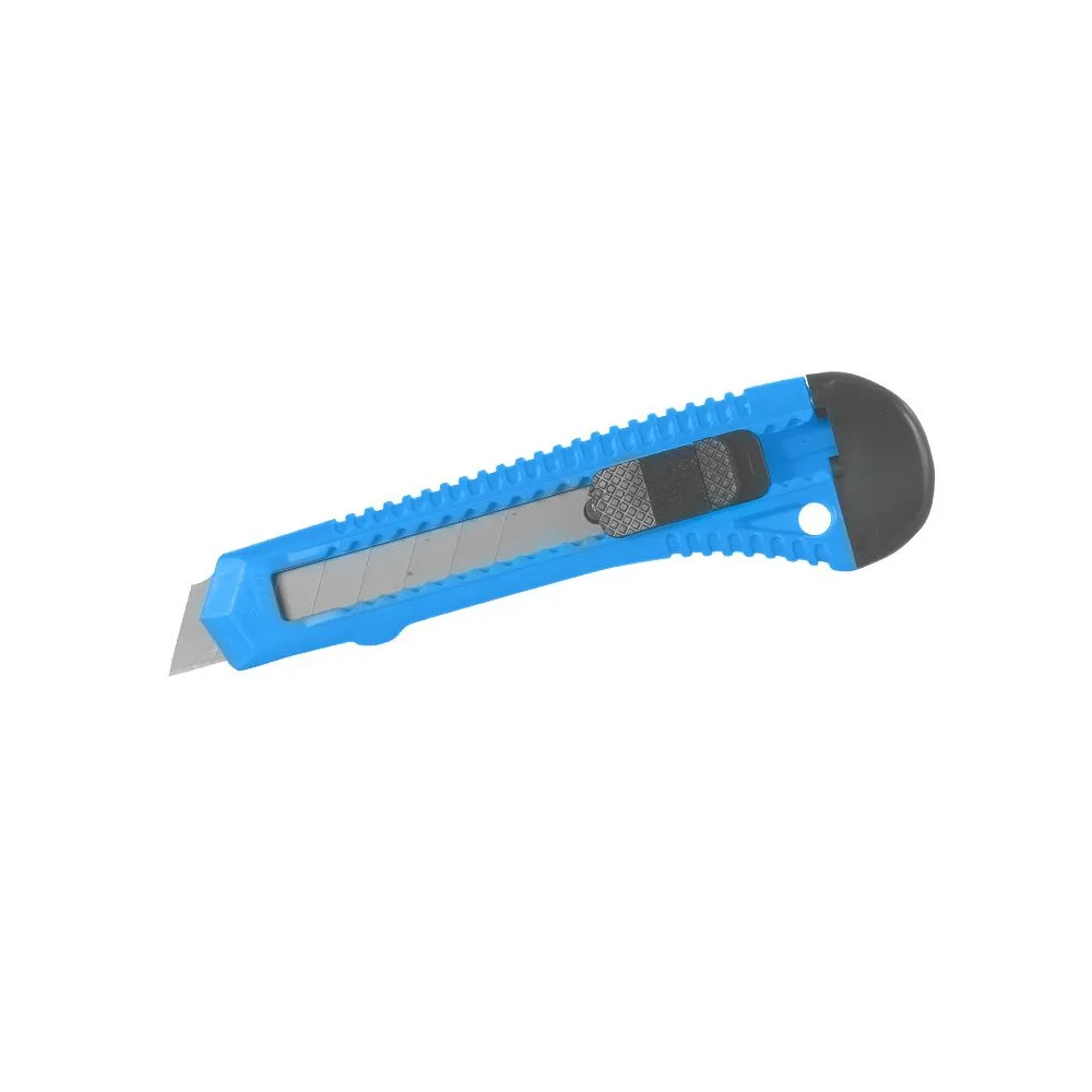 Cutter plastic cu buton blocare - 18mm