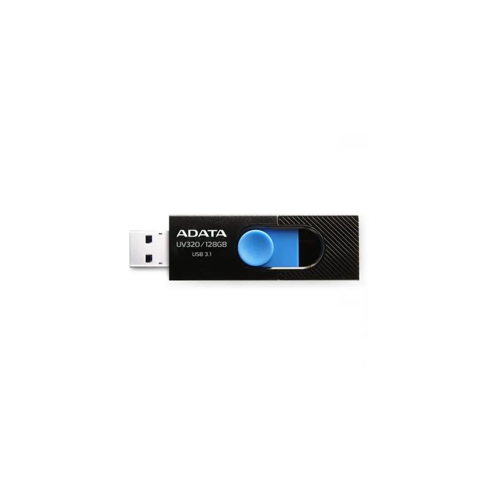 Stick Memorie AData UV320 128GB, USB 3.1, Black-Blue A-data - 1
