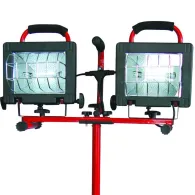 Lampa halogen portabila cu stativ complex 2x500w /