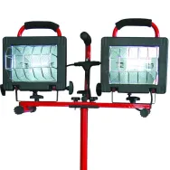 Lampa halogen portabila cu stativ complex 2x500w /