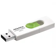 Stick Memorie AData UV320 128GB, USB 3.1, White-Green A-data - 1