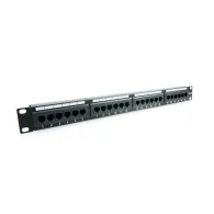 Patch panel Emtex, 24 porturi ,1U, UTP Cat.5e, Krone+110