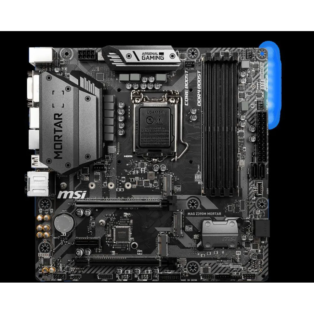 Placa de baza msi mag z390m mortar socket 1151 cpu Msi - 1