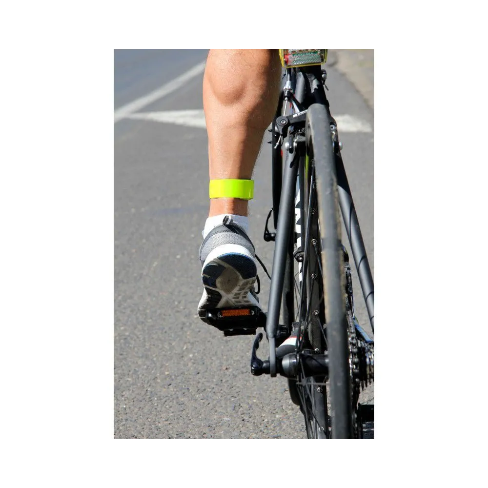 Banda reflectorizanta elastica 30x340mm / galben