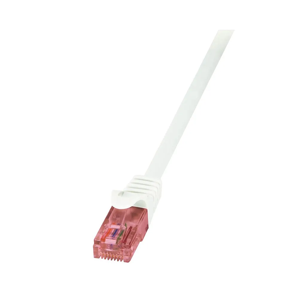 Patch Cord Logilink, UTP, Cat6, 2m, White