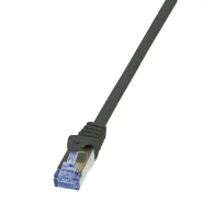 Patch Cord LogiLink, S/FTP, Cat6a, 1m, Black