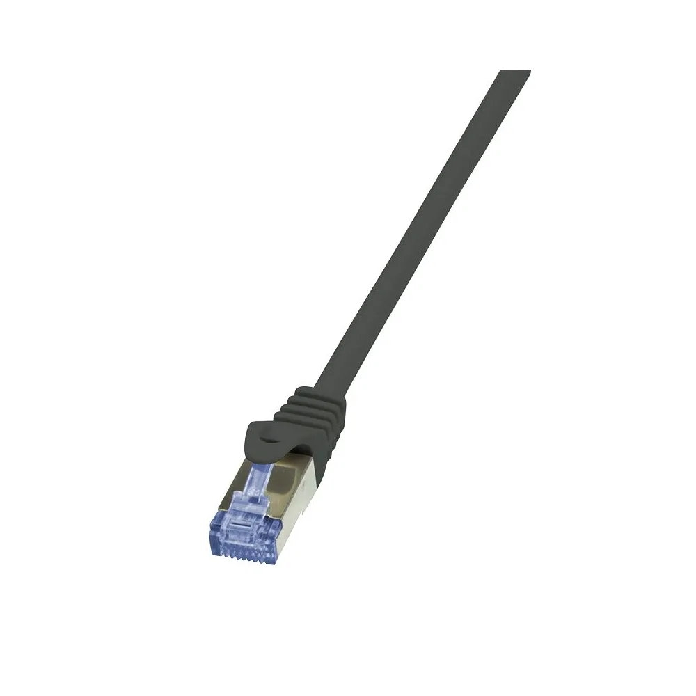 Patch Cord LogiLink, S/FTP, Cat6a, 1m, Black