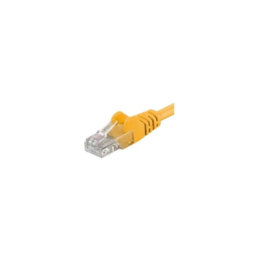 Patchcord UTP Premiumcord, Cat.6, 7m, galben