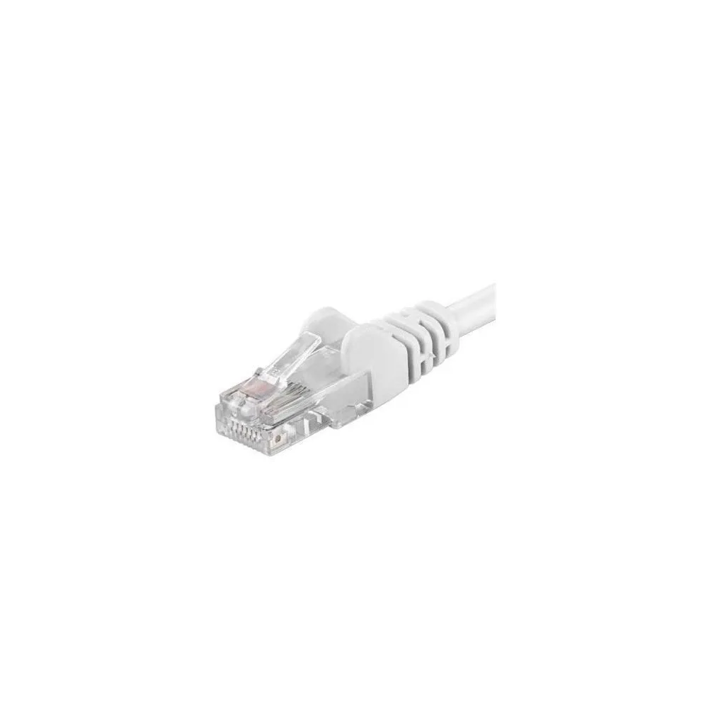 Patchcord UTP Premiumcord, Cat.6, 10m, alb