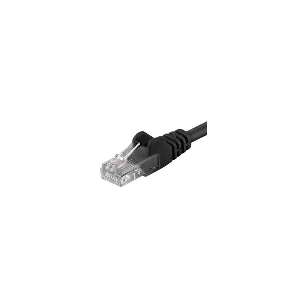 Patchcord UTP Premiumcord, Cat.5e, 7m, negru
