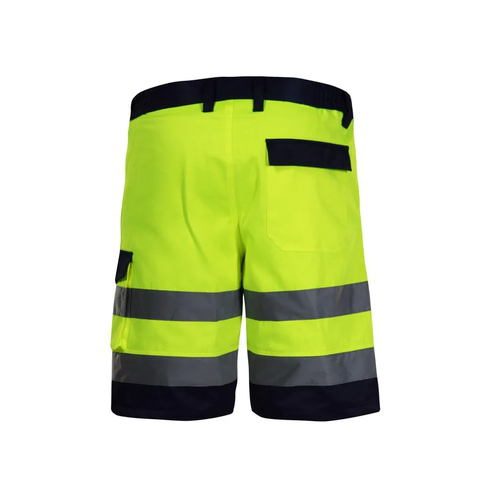 Pantalon reflectorizant scurt / verde - s