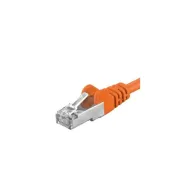 Patchcord S/FTP Premiumcord, Cat.6A, 5m, portocaliu