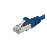 Patchcord S/FTP Premiumcord, Cat.6A, 5m, albastru