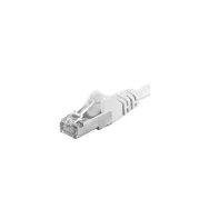 Patchcord S/FTP Premiumcord, Cat.6A, 5m, alb