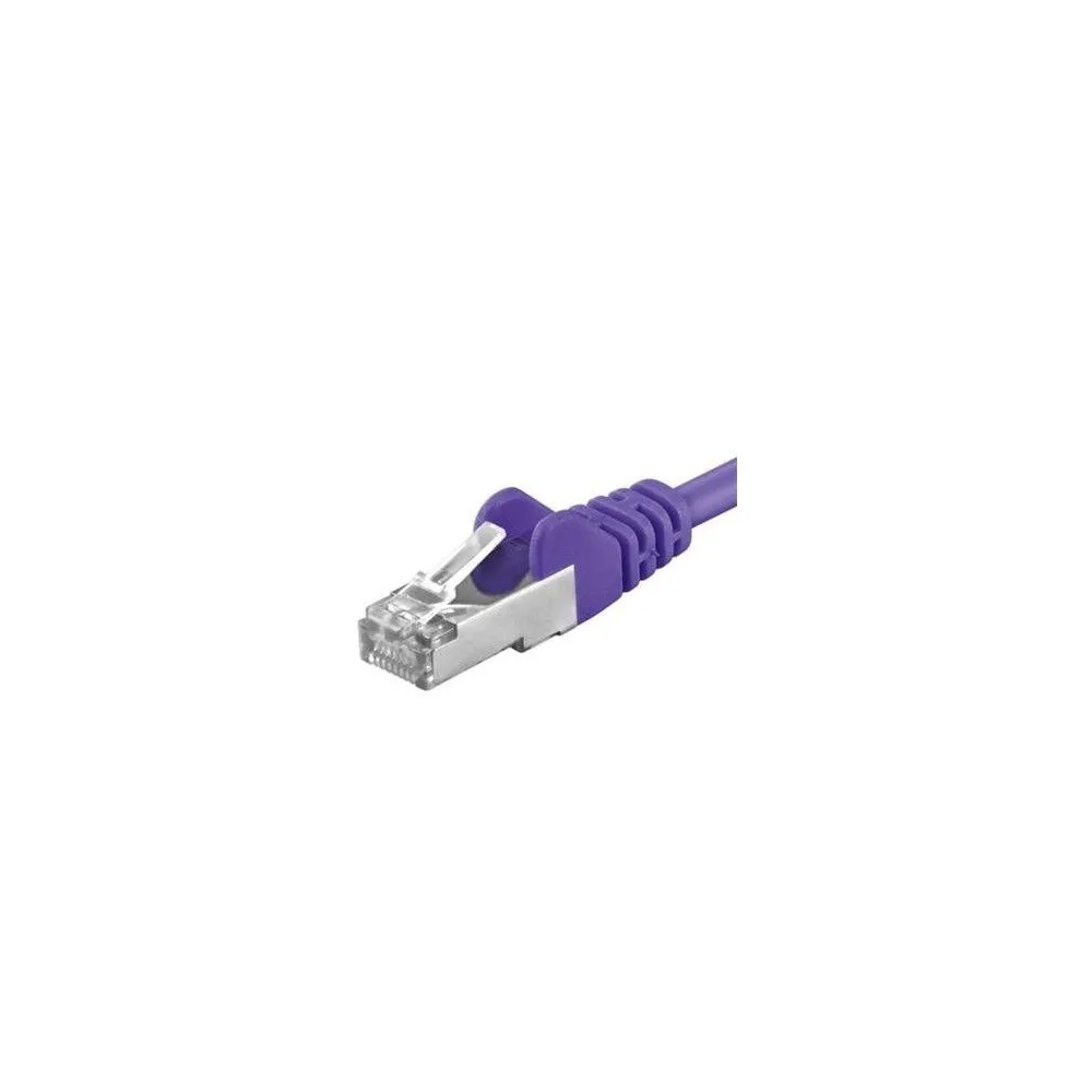 Patchcord S/FTP Premiumcord, Cat.6A, 3m, violet