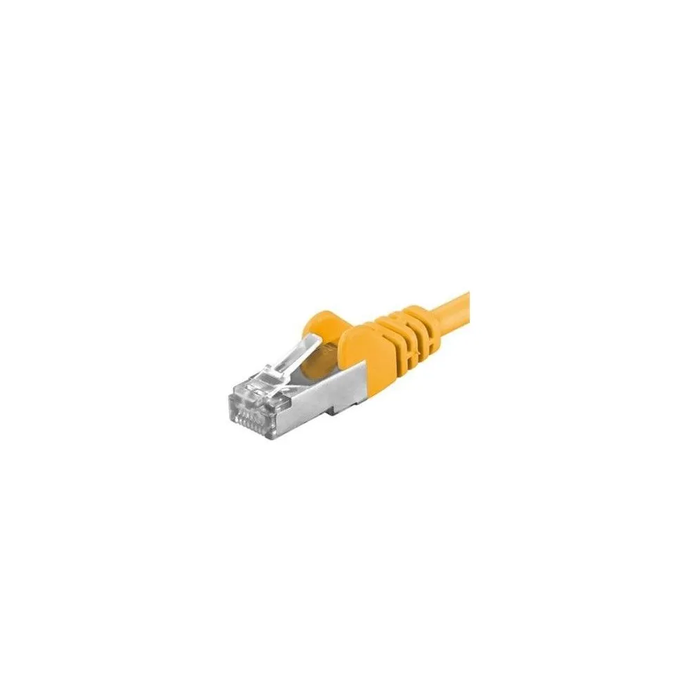 Patchcord S/FTP Premiumcord, Cat.6A, 2m, galben