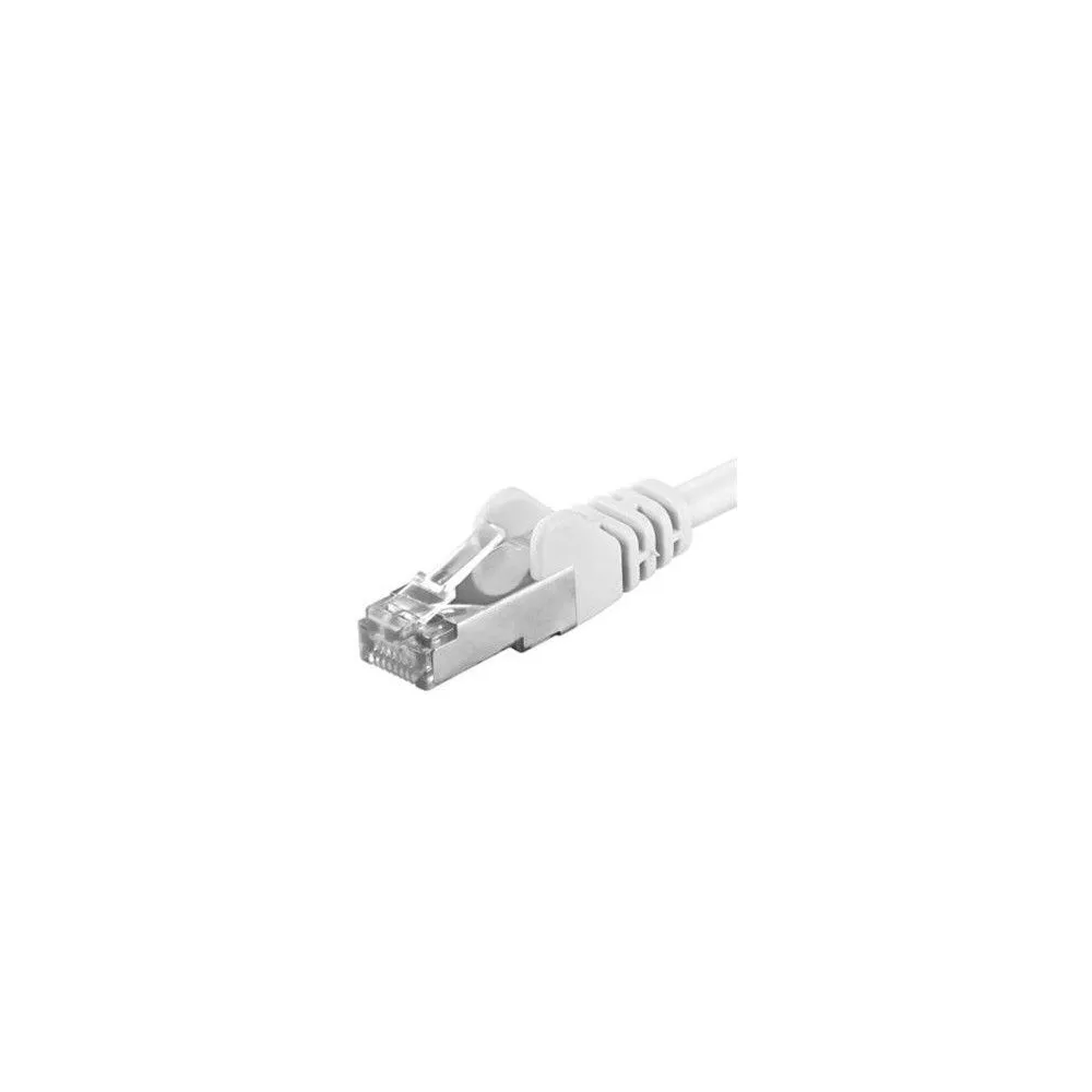 Patchcord S/FTP Premiumcord, Cat.6A, 2m, alb