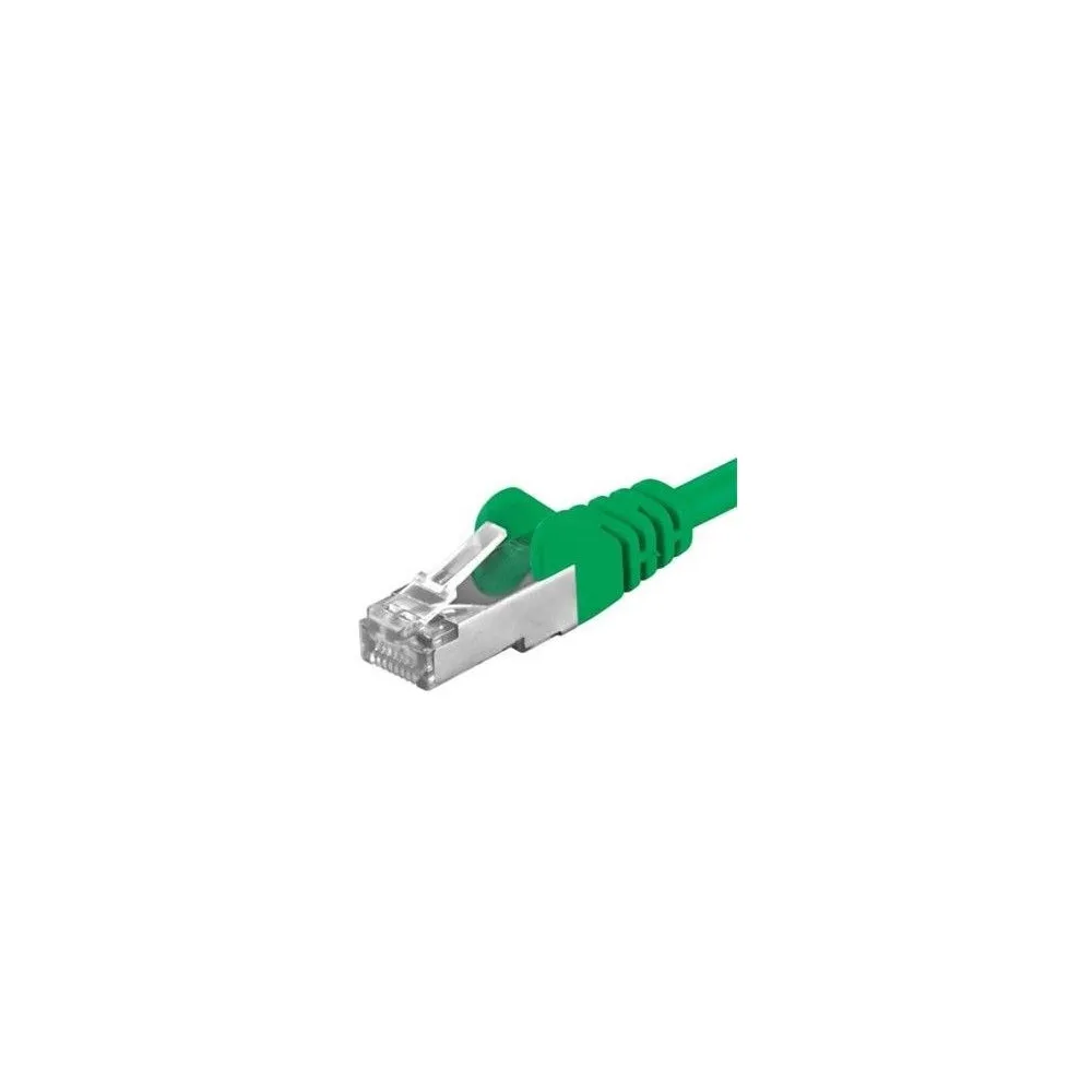 Patchcord S/FTP Premiumcord, Cat.6A, 1m, verde