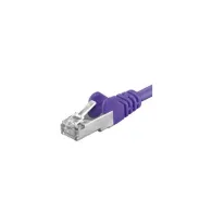 Patchcord S/FTP Premiumcord, Cat.6A, 1.5m, violet