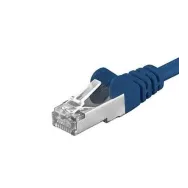 Patchcord S/FTP Premiumcord, Cat.6A, 0.5m, albastru