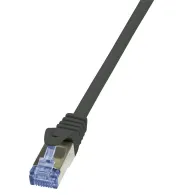 Patchcord Logilink, Cat6A, S/FTP, 10m, Black