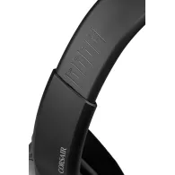 Casti corsair void elite cu fir gaming utilizare multimedia smartphone microfon pe brat conectare prin jack 3.5 mm negru ca-9011