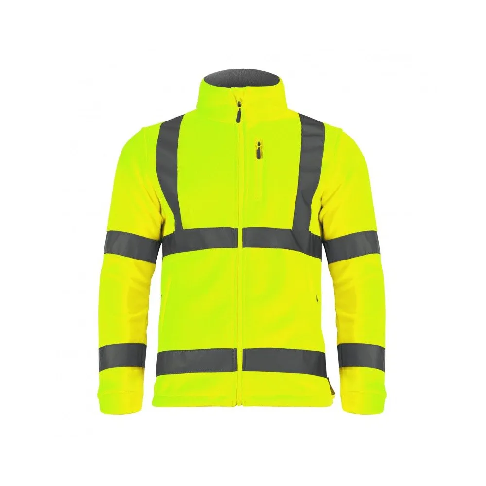 Jacheta reflectorizanta polar / verde - xl