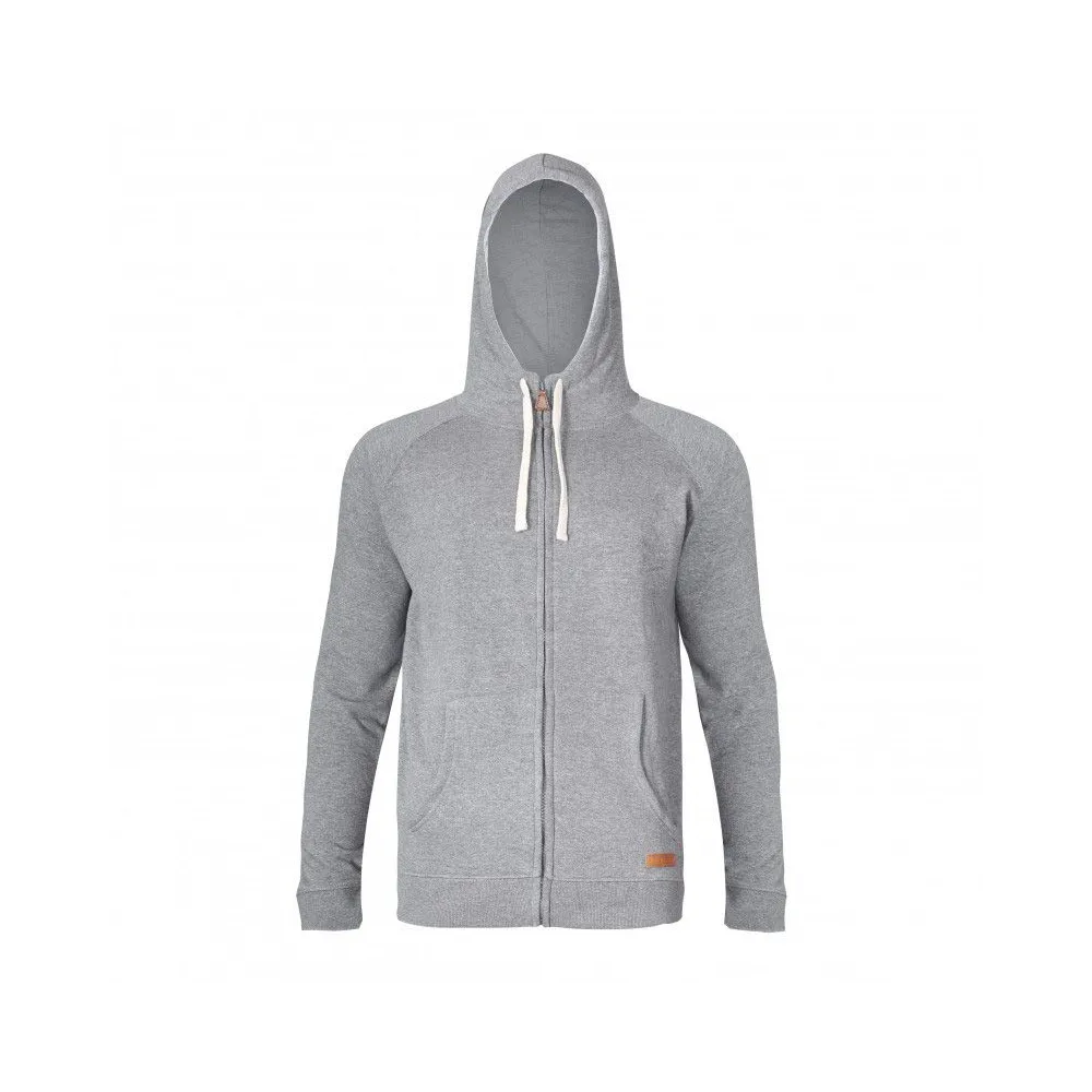 Jacheta hanorac cu gluga si fermoar / gri - 3xl