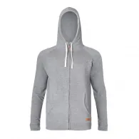 Jacheta hanorac cu gluga si fermoar / gri - 2xl