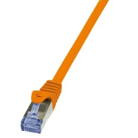 Patch Cord LogiLink CQ3028S, Cat.6a, S/FTP, 0.5m, Orange