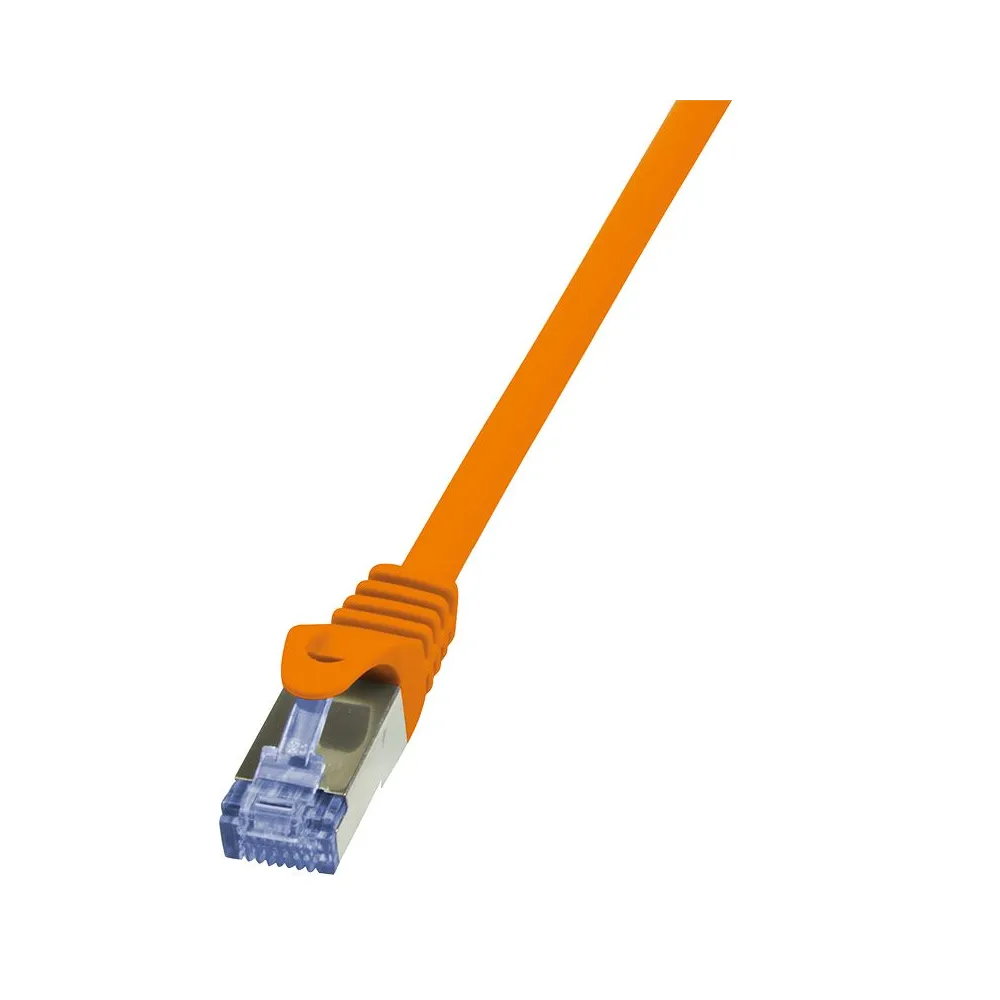 Patch Cord LogiLink CQ3028S, Cat.6a, S/FTP, 0.5m, Orange