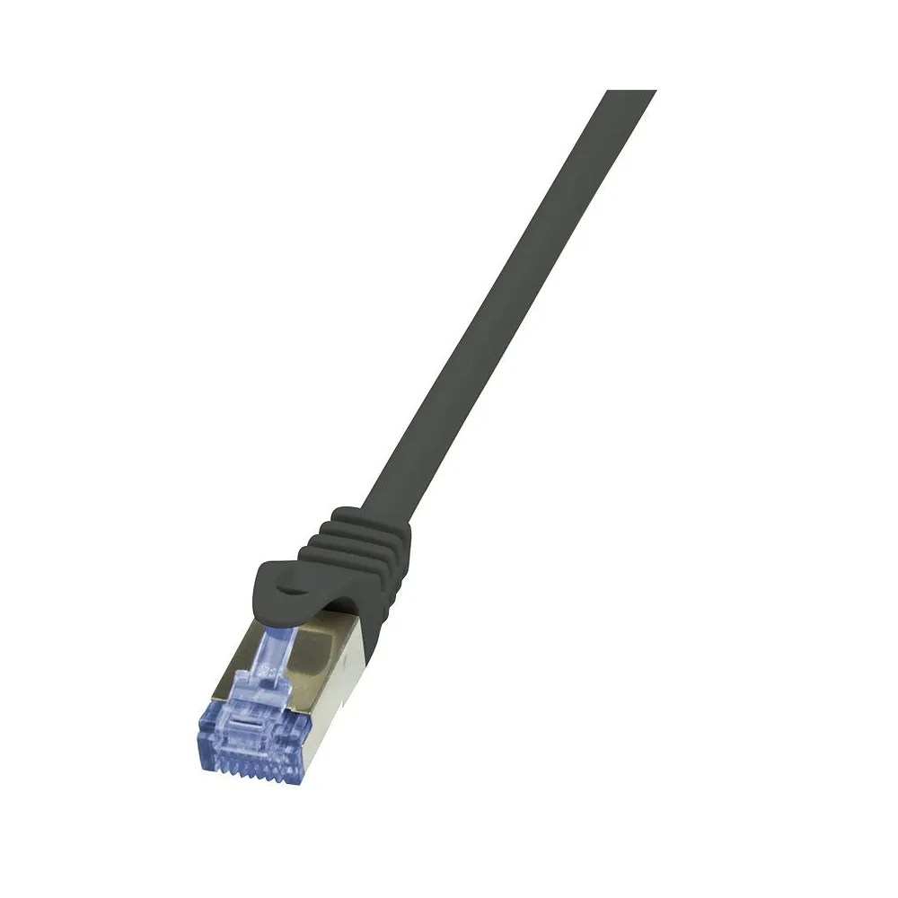 Patchcord Logilink, Cat6A, S/FTP, 0.50m, Black
