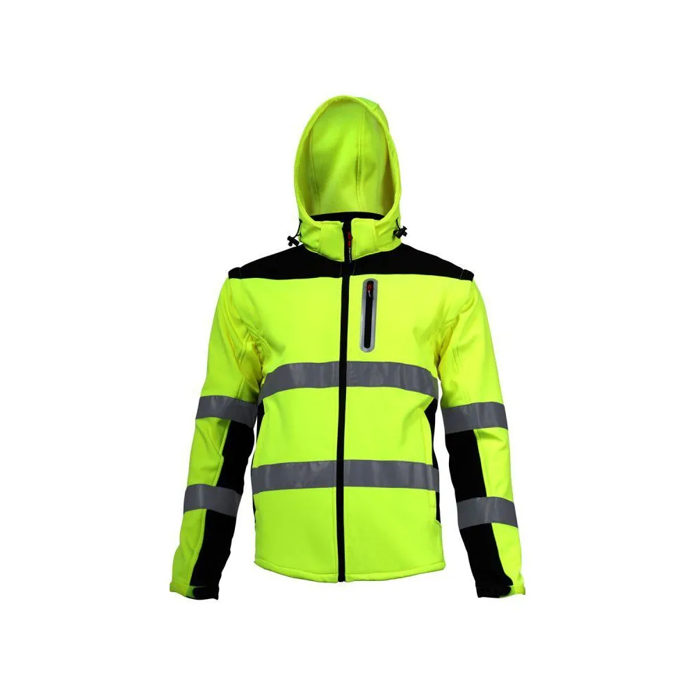 Jacheta reflectorizanta elastica / verde - 3xl