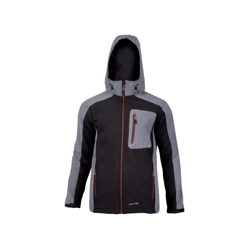 Jacheta elastica cu gluga / negru - m